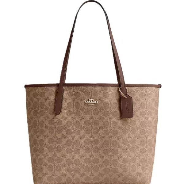 Coach city tote bag