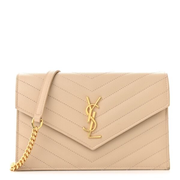 Saint Laurent Women's Logo-Debossed Leather Bag