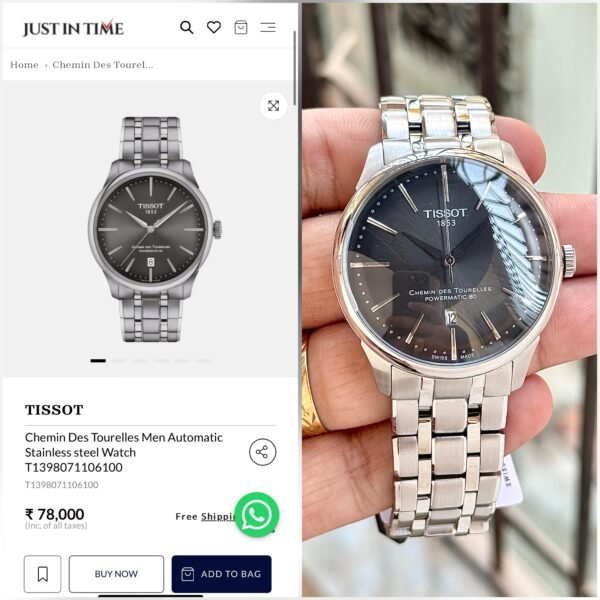 Tisso_t chemin Des Tourelles Automatic Heavy Quality Grey