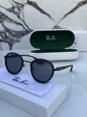 Branded Rb Full Black Sunglasses