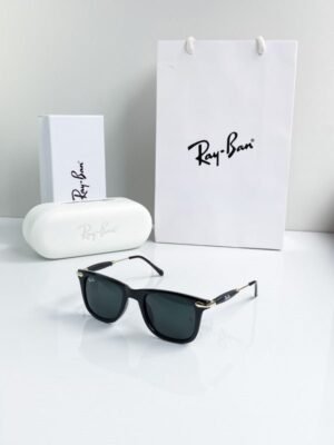 Branded RB Gold Black Sunglasses