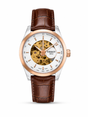 TISSOT 1853 AUTOMATIC PRIMIUM QUILTY LEATHER WATCH
