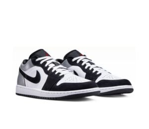Air Jordan 1 Low SE White Fire Red Black Matte Silver